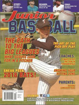 Junior Baseball Magazine Cover